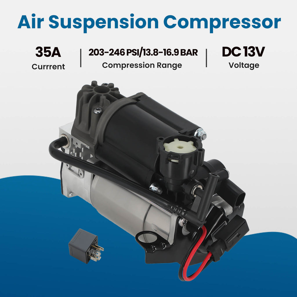 Air Suspension Compressor Pump compatible for Mercedes S Class W220E Class W211 S211 C219