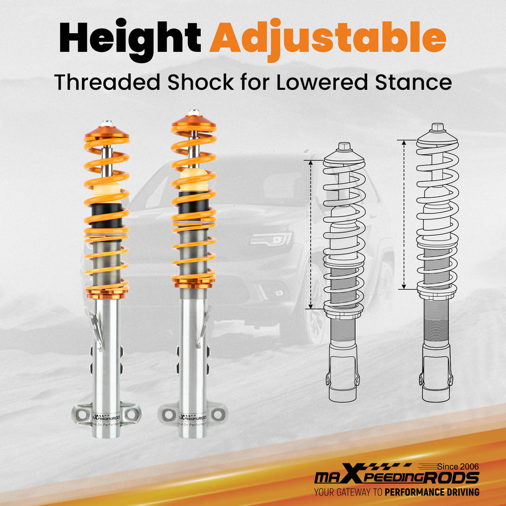 Coilover Coilovers Kit Shock Suspension compatible for BMW 3 Series E36 316i 318i 1992-1999