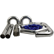 Laad de afbeelding in de galerijviewer, 3 inch 76mm Universal Turbo Piping Pipe Hose Kit600x300x76mm Intercooler