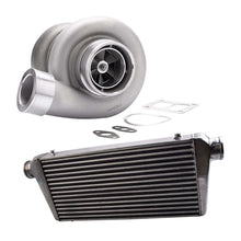 Laad de afbeelding in de galerijviewer, GT45 T4/T66 600+HP V-Band Turbo Charger + 600x300x76mm Front Mount Intercooler