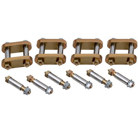 Heavy Duty Leaf Spring Suspension Shackle Kit for Tandem Axle for Added Strength