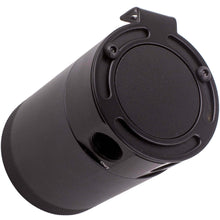 Laad de afbeelding in de galerijviewer, Universal 2 Port Oil Catch Can Tank Compact Auto Baffled Air-Oil Separator Black