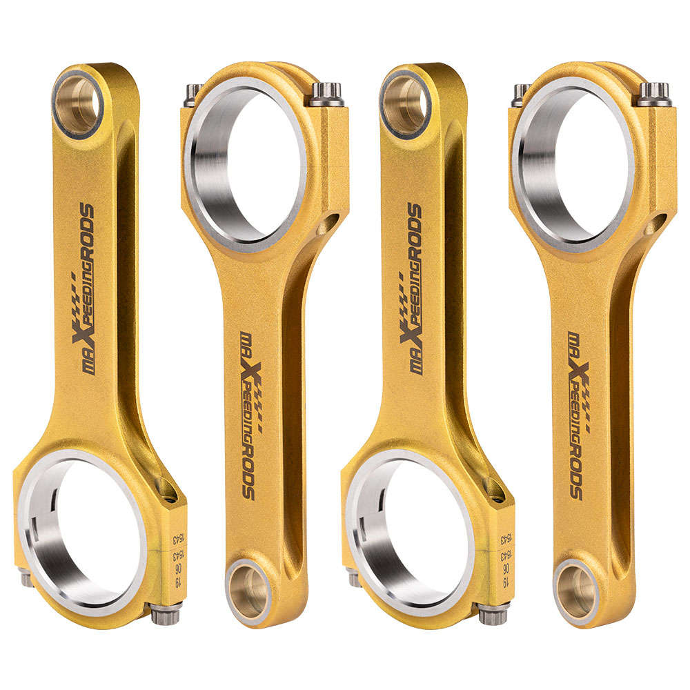 Compatible for Mazda MX5 MX-5 Miata B6 BP 1.6 1.8 133mm 4x Titanizing Connecting Rods